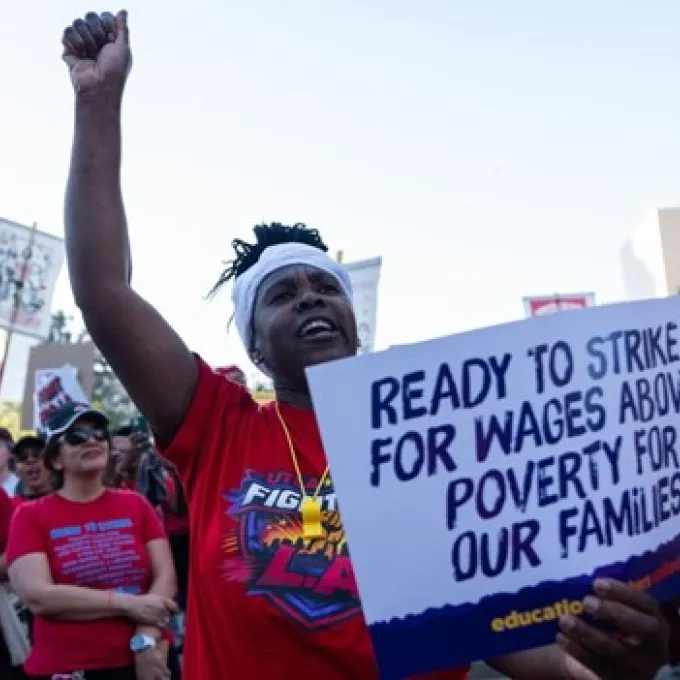 Weidenbaum Center Resident Fellow Jake Rosenfeld comments on potential Los Angeles teachers' strike